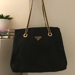100% Authentic Vintage Prada Chain Shoulder Bag